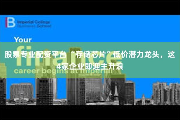 股票专业配资平台 “存储芯片”低价潜力龙头，这4家企业即迎主升浪